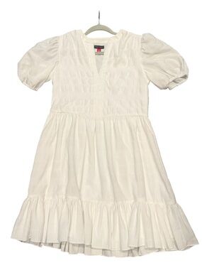 Vince Camuto White Button-Up Blouse